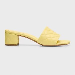 $950 Bottega Veneta Amy Mule 45mm Leather Sandals Sherbet EU 38.5 US 8-8.5 New